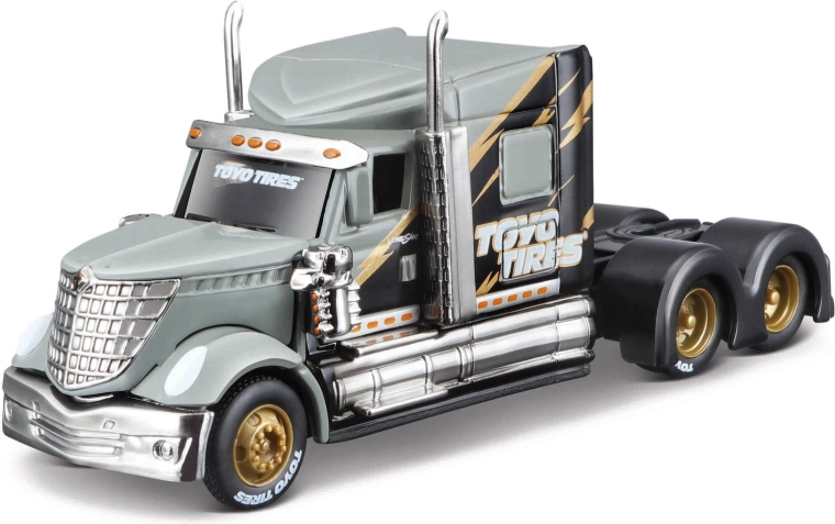 Maisto International Lone Star šedý model kamionu 1:64
