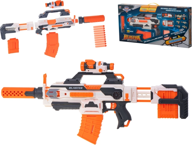 Modulární pěnový blaster 4v1 s příslušenstvím a 30 náboji
