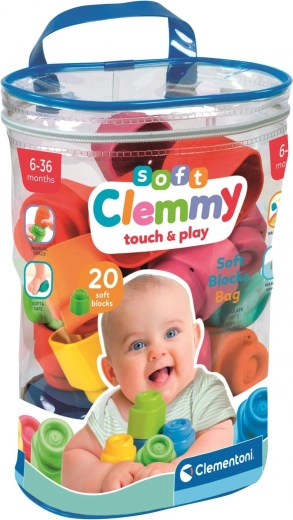 Měkké Clemmy kostky v plastové tašce