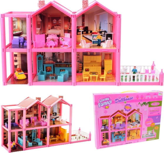 Domeček pro panenky k montáži Villa