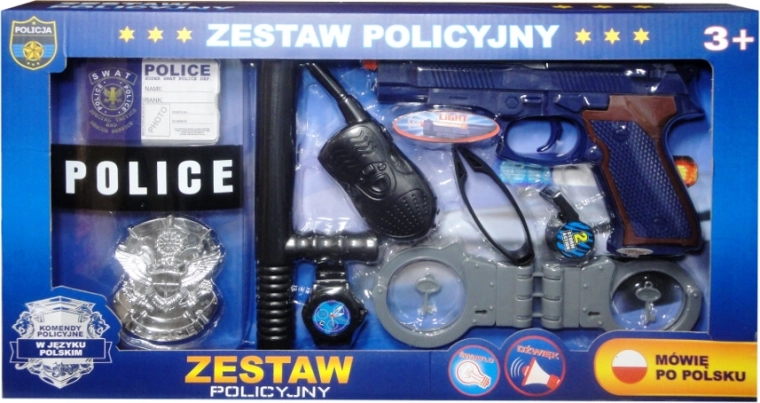 Policejní sada s polským hlasovým modulem