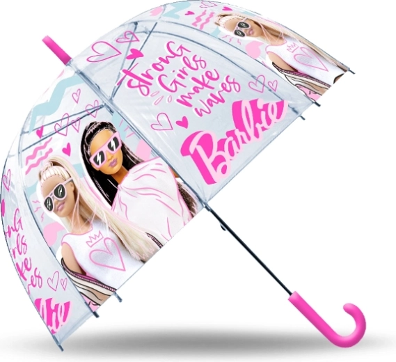 Automatický průhledný deštník BARBIE pro děti