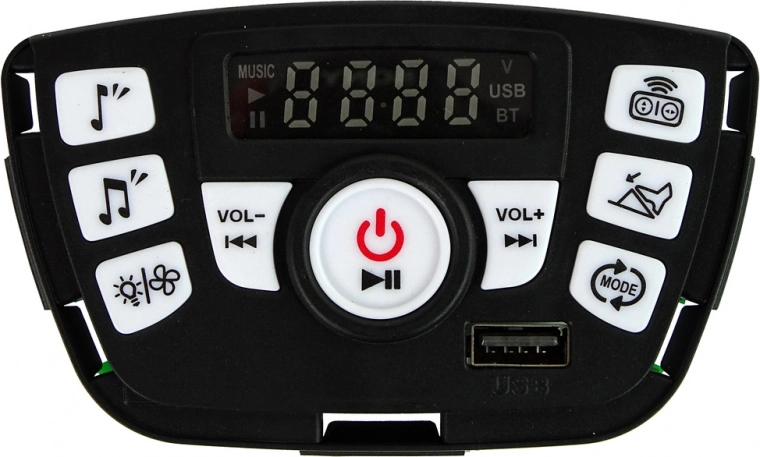 Hudební panel pro akumulátorové vozidlo BMW M6 GT3, X5