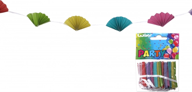 Barevná papírová girlanda 2 metry