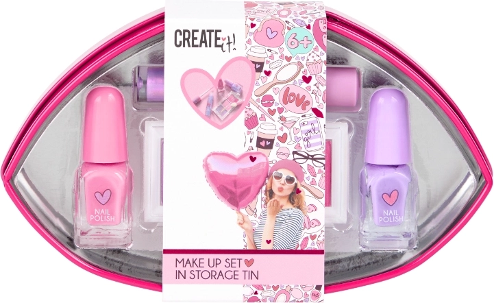 Create It! Love sada dětského make-upu ve tvaru rtů