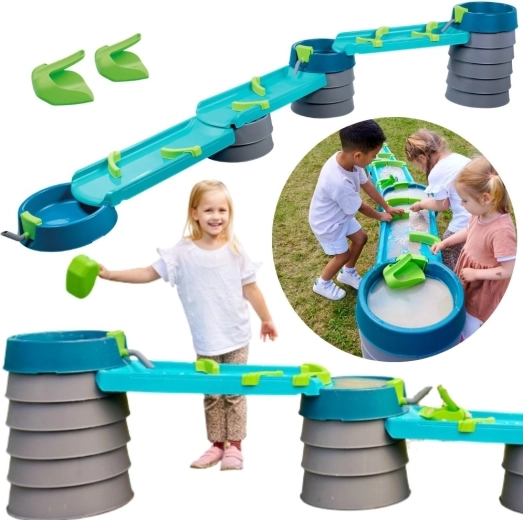Vodní dráha AquaPlay Mudway Flow se 39 díly