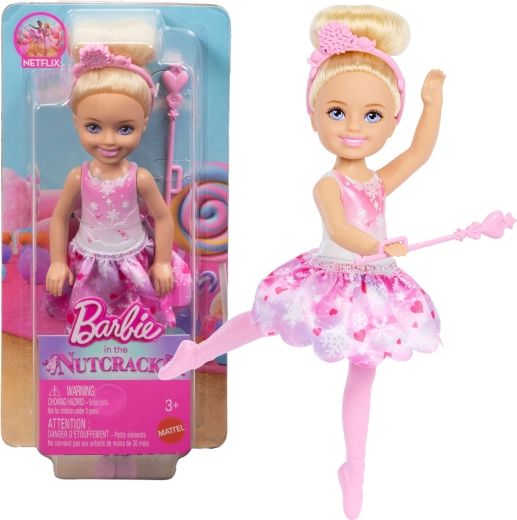 Barbie Chelsea baletka sněžná víla (Louskáček) - 1 kus