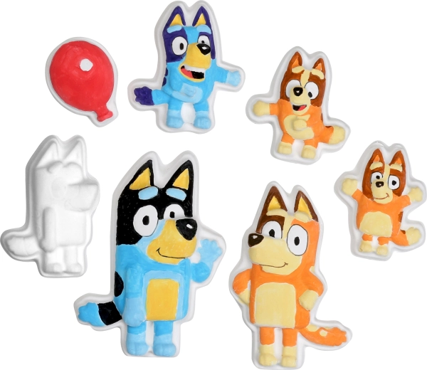 Kreativní sada sádrové magnetické figurky Bluey - 1 kus