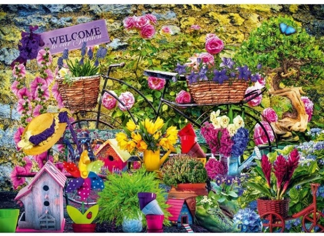 Puzzle Vítejte v naší zahradě 1000 dílků BLUEBIRD