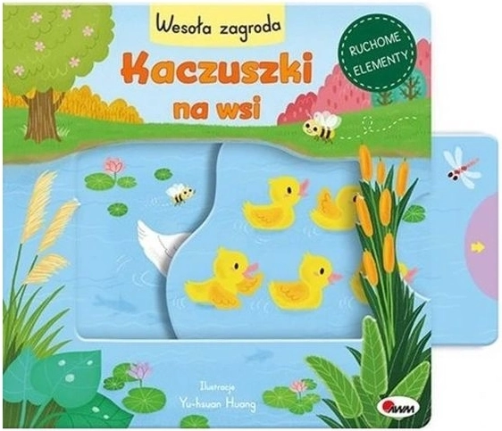 Veselý statek: Kachňátka na venkově – interaktivní knížka s posuvnými prvky