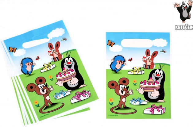 Párty pytlík s Krtečkem a kamarády 23x16 cm