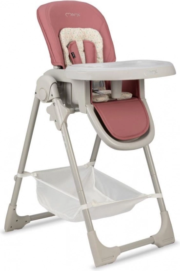 Jídelní židlička MoMi Gojo růžová