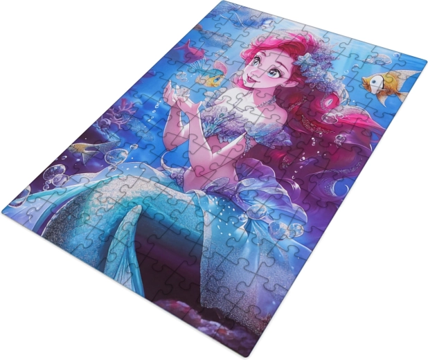 Dětské puzzle s mořskou pannou, 100 dílků
