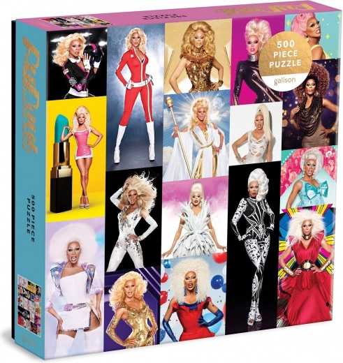 Čtvercové puzzle RuPaul's Drag Race 500 dílků