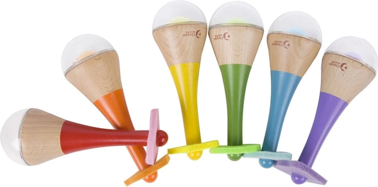 Chrastítko a maracas v jednom