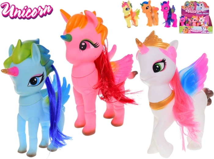 Stojící figurka jednorožce 20 cm