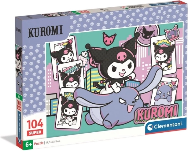 Puzzle CLE super Kuromi 104 dílků