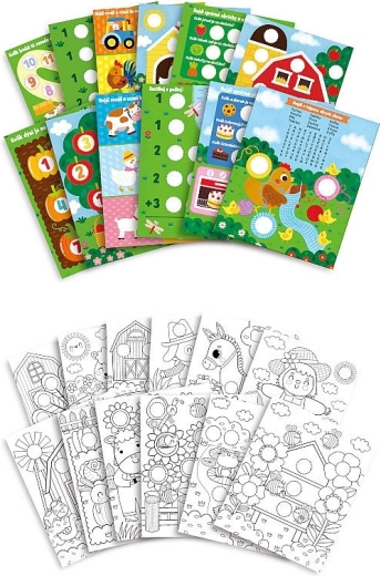 Učící aktivity a omalovánky v jednom