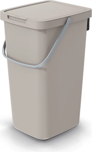 Odpadkový koš 25 l světle hnědý SYSTEMA Q Collect