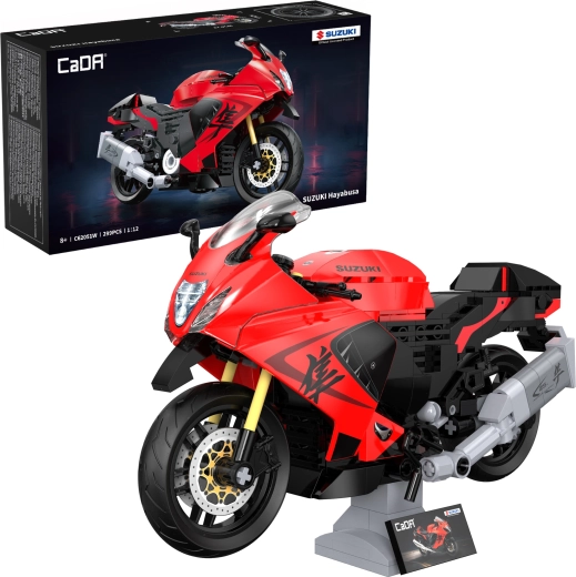 CaDA Suzuki Hayabusa stavebnice motocyklu 1:12 (299 dílků)