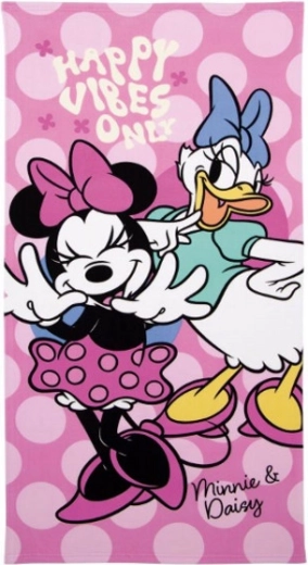 Osuška Minnie Mouse z mikrovlákna 70 × 140 cm