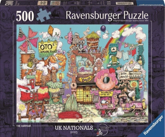 Ravensburger puzzle Ulička zázraků 500 dílků