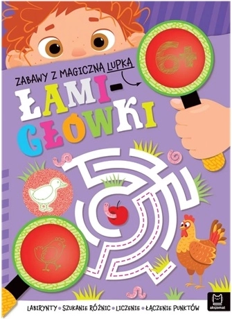 Zabawy z magiczną lupką: lamigłówki 6+ (pracovní knížka s magickou lupou)