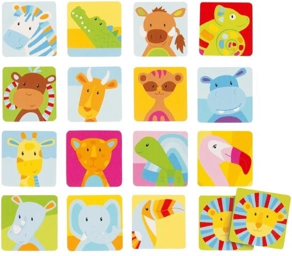 Goki Dřevěné Pexeso Safari