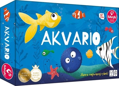 Akvario – rychlá rodinná strategická hra pro 2 hráče