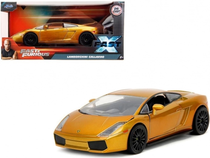 Lamborghini Gallardo 1:24 zlaté – FAST & FURIOUS
