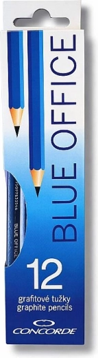 Grafitové tužky CONCORDE Blue Office HB, 12 ks