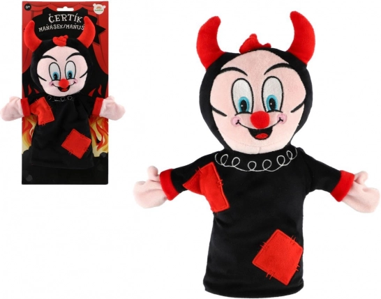 Plyšový maňásek čertík 30 cm TEDDIES