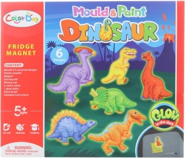 Výroba magnetů Dinosauři svítící