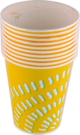 Papírové kelímky 300 ml – jednorázové, kompostovatelné (10 ks)