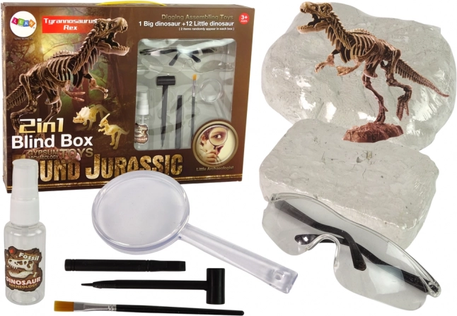 Archeologická sada 2v1 – dinosauří kostra TYRANNOSAURUS