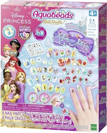 Aquabeads disney princess studio na zdobení nehtů