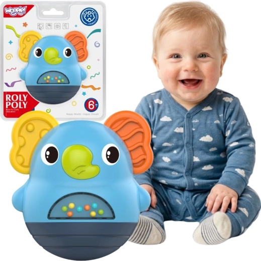 Woopie Baby interaktivní senzorické chrastítko slon 6m+