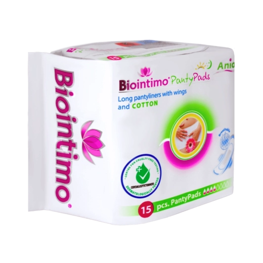 Biointimo Anion dámské intimní vložky na každý den s křidélky