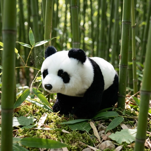 Realistický vzhled pandy