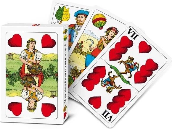 Efko hrací karty mariáš dvouhlavé v krabičce