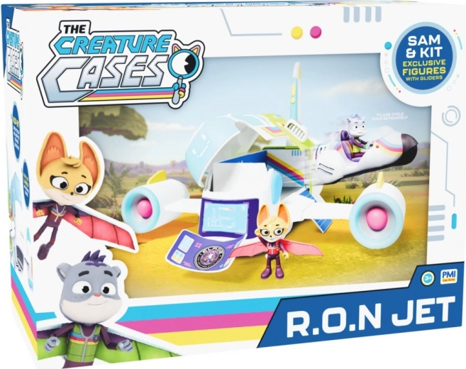Letadlo THE CREATURE CASES s figurkami Sam a Kit