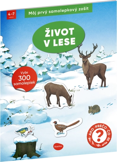 Můj první samolepkový sešit – Život v lese