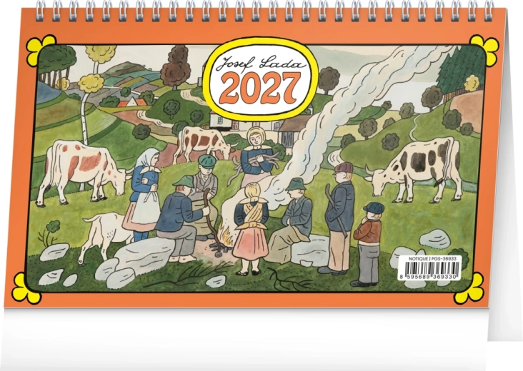 Notique stolní kalendář Josef Lada 2027