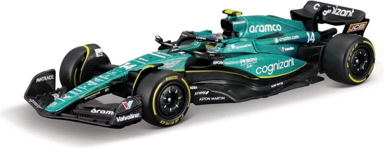 Bburago model formule 1 Aston Martin AMR23 Fernando Alonso 1:43