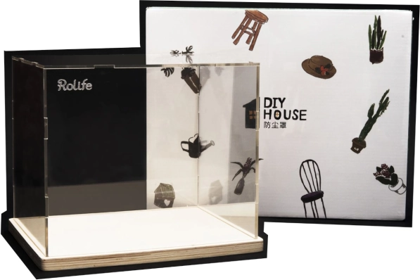 Plexisklový kryt na modely miniatures domečků