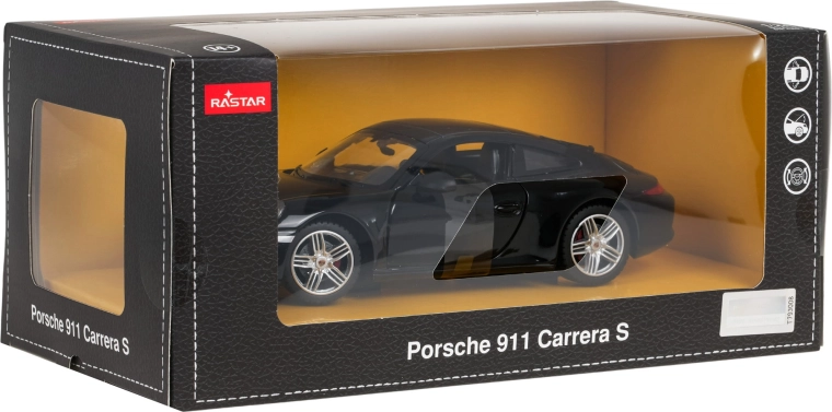 Kovový model Porsche 911 RASTAR v měřítku 1:24 – Černá
