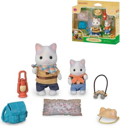 Sylvanian Families průzkumný set koček Latte - 2 ks