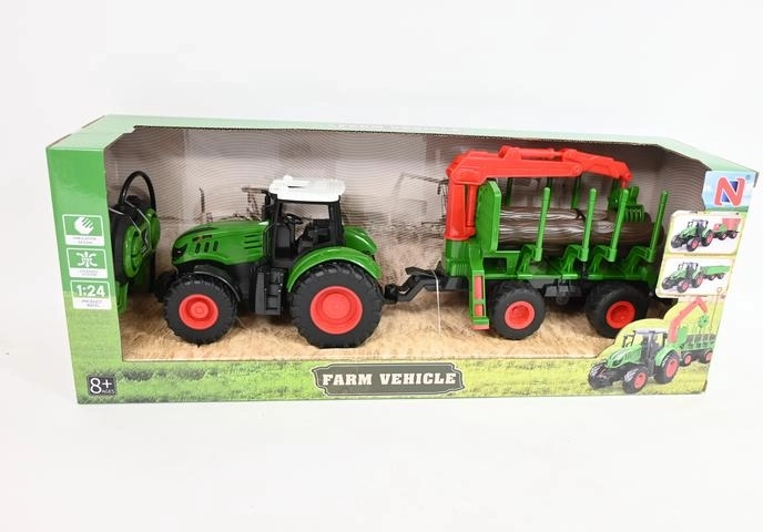 RC traktor s přívěsem