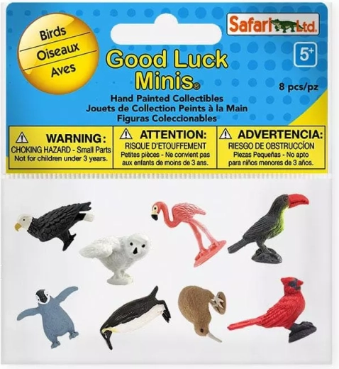 Safari Ltd. mini figurky ptáků good luck minis funpack