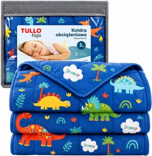 Zátěžová senzorická přikrývka Tullo 4 kg modrá - 1 kus